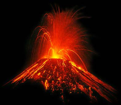 Volcano Erupting